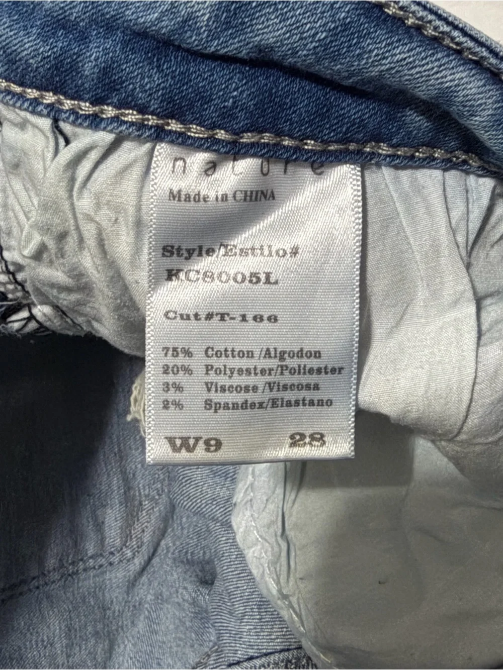Men's Skinny Distressed Jeans in Light Blue